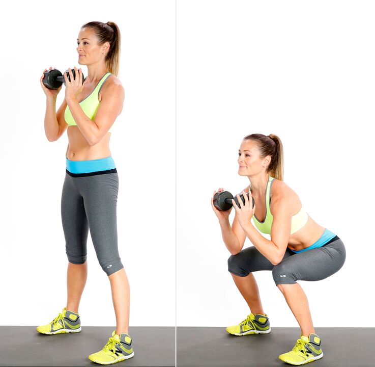 pisua galtzeko squats